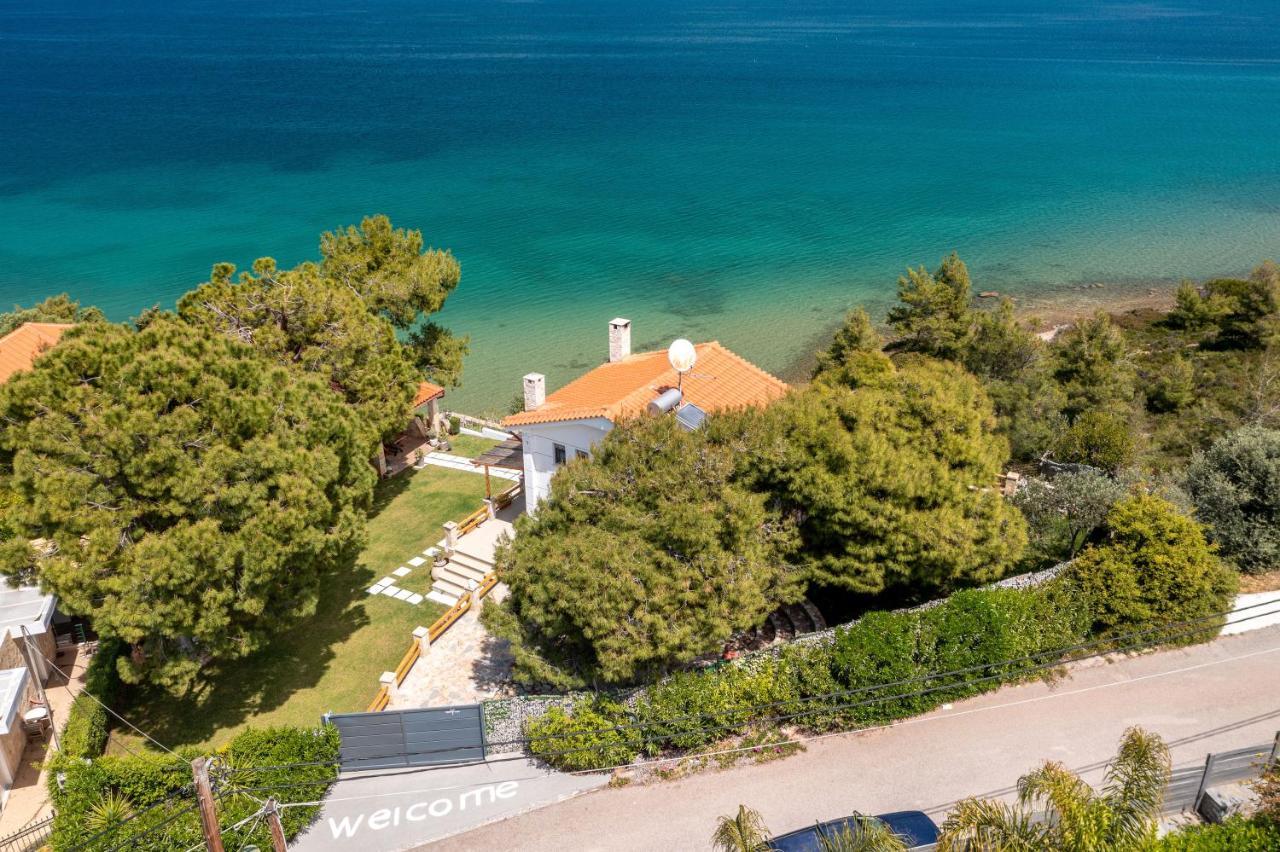 Crystal Beach Villa Халкида Экстерьер фото
