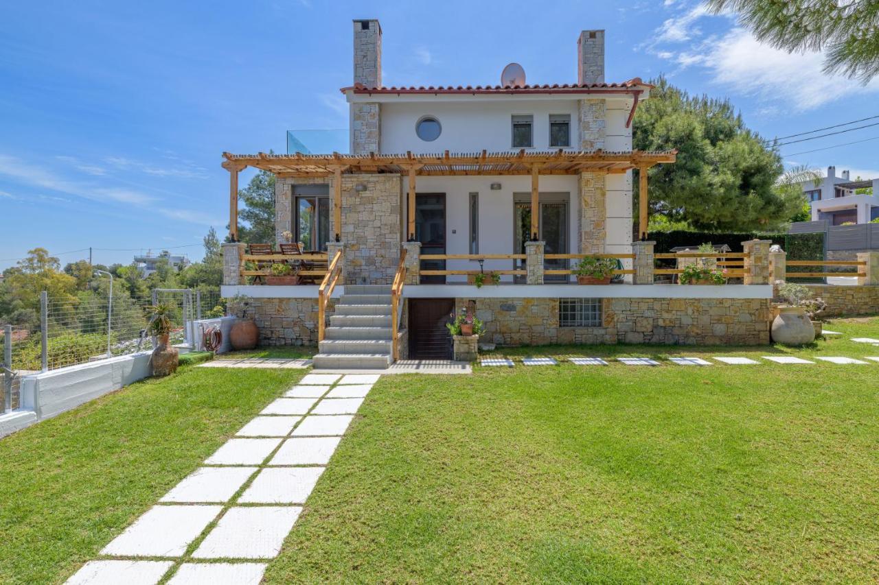 Crystal Beach Villa Халкида Экстерьер фото