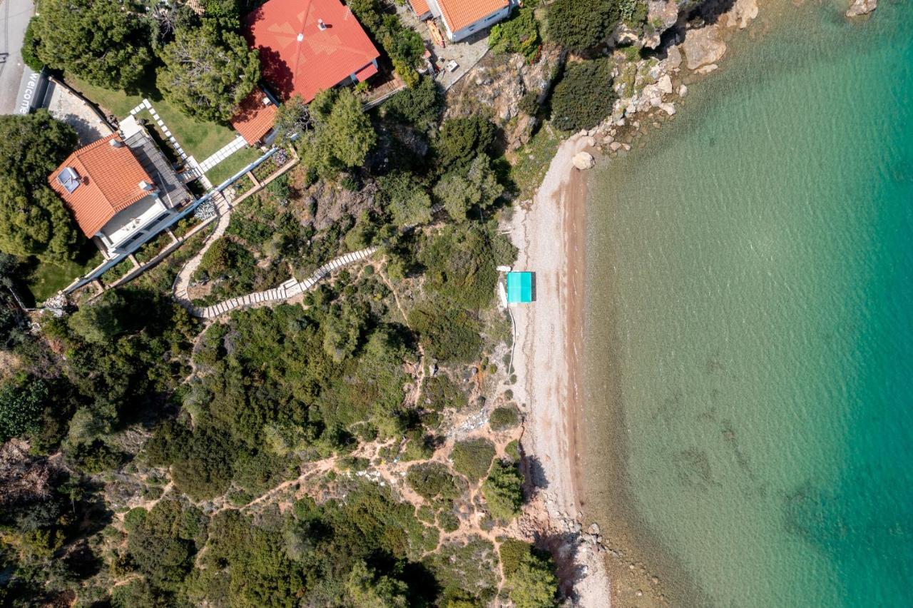 Crystal Beach Villa Халкида Экстерьер фото